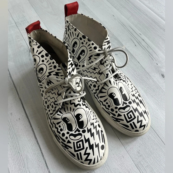 Del Toro Other - RARE DEL TORO x PEPSI LIVE FOR NOW Eduardo Hattie Graffiti Chukka Sneakers Sz 11